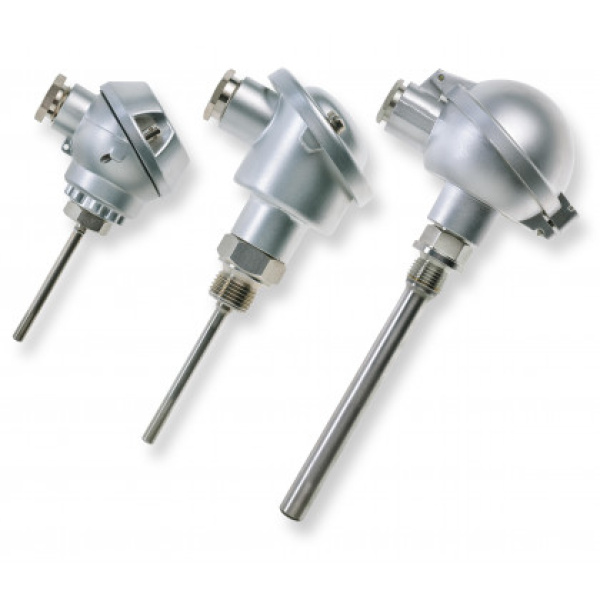 PT100 3-συρμάτων με περίβλημα DIN-B, συμπεριλαμβανομένου ξεχωριστού σωλήνα εμβάπτισης από ανοξείδωτο χάλυβα TL516