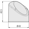 Trafag Drukschakelaar met display DPS-8381 (dunne-film) - Afbeelding 4