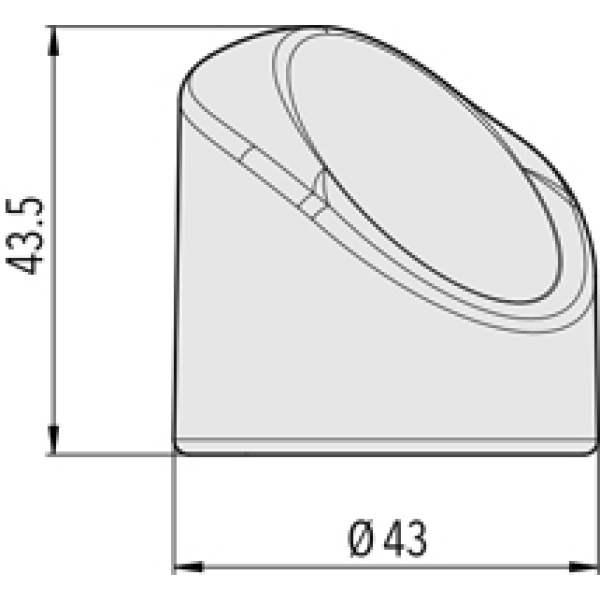 Trafag Drukschakelaar met display DPS-8381 (dunne-film) - obrazek 4
