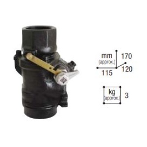 FF1/2" "BREAKAWAY" VALVE FOR SUPPLY KITS WITH SUBMERSIBLE PUMP
