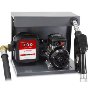 S-50 IRON 230V AC PUMP c/w MECHANICAL METER + UNIVERSAL SUPPORT