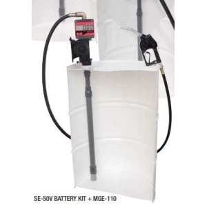 SE-IRON-50 VERTICAL PUMP KIT-12 or 24V DC + PA-60 NOZZLE + MGE-110 METER