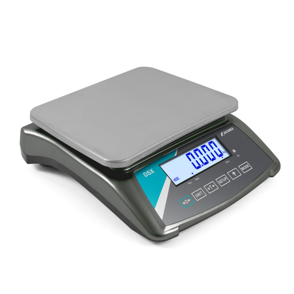 Industriële bankweegschaal DSX (3000 g, 6000 g, 15.000 g, 30.000 g)