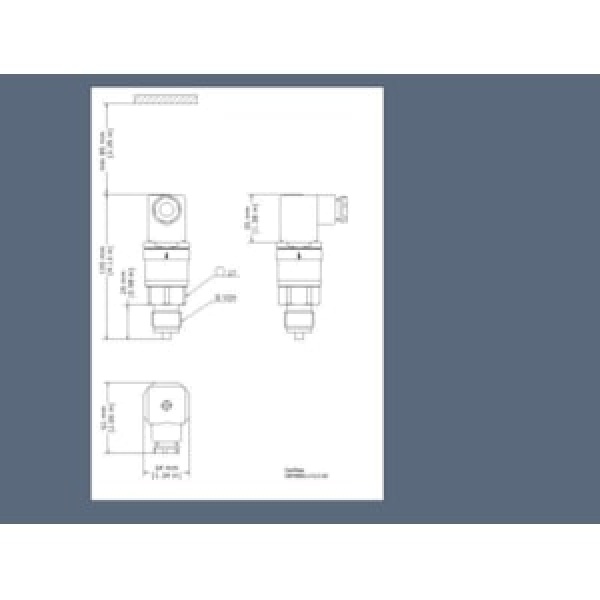 Druktransmitter, MBS 3000, 0 bar - 16 bar, 0 psi - 232 psi - Görsel 2
