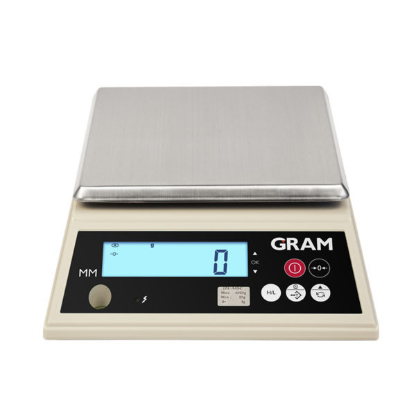 Digitale weegschaal GRAM MM 6000g / resolutie 1g - Afbeelding 3