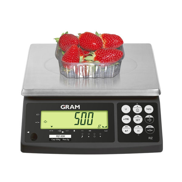 GRAM RZ digitale weegschaal 6000g, 15000g, 30000g - Afbeelding 4