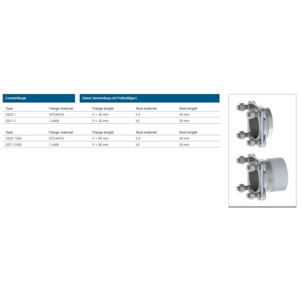 Trimod Besta tegenflens | 2829.1V80 - Image 2