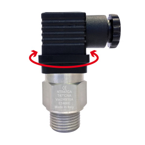 NTB – Temperature switches with fixed set-point and 360° rotating head