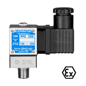 PPC / PPCF – Piston adjustable pressure switches intrinsic safety execution