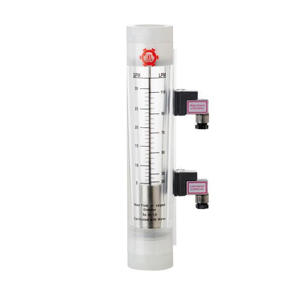 TFM2E… – Variable area flow meters with 2 adjustable electrical contacts