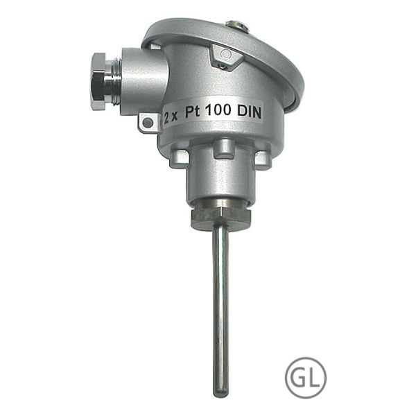 Resistance thermometer with connection head B and GL approval | WT-MR1G