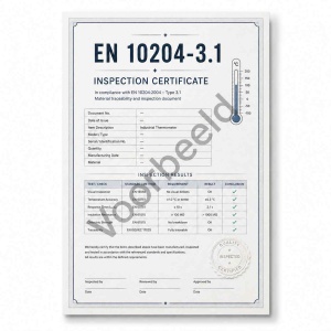 EN 10204-3.1 keuringscertificaat voor temperatuurmeter