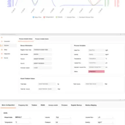 KEM PCT software for configuring and servicing KEM flow meter electronics